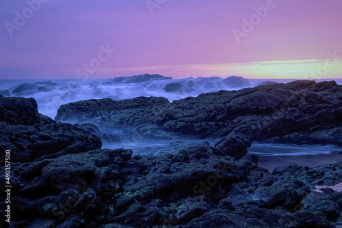Velvet sea sunset