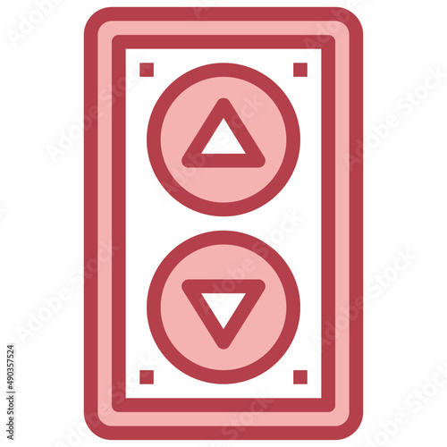 Free Download BUTTON red line icon,linear,outline,graphic,illustration - GFXLoad