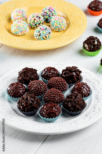 Condensed milk candy balls / condensed milk chocolate truffle