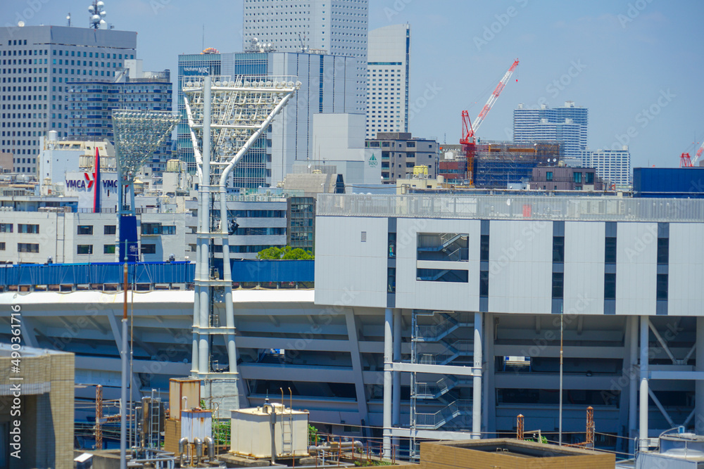 横浜スタジアムのある風景