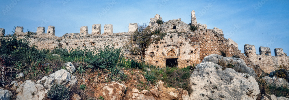 Alanya castle. Fortress. Fortification. Alaeddin Keykubad. Turkey. Mediterranean Sea.