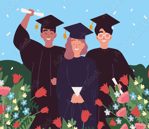 celebrating graduation college