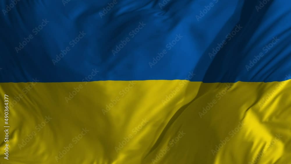 Ukraine Flag blowing in the wind Animation, Ukrainian National Flag Ukraine Flag blowing in the wind Animation, Ukrainian National Flag