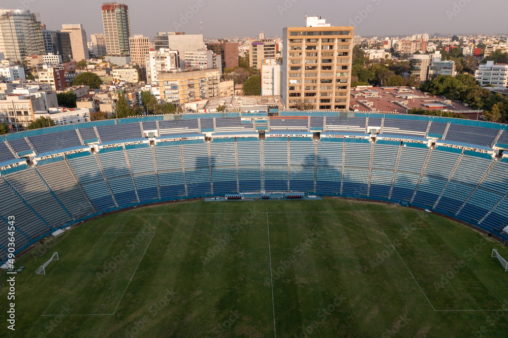 Estadio Ciudad de los Deportes antes Estadio Azul. CDMX, Enero de 2022 Stock Photo Adobe Stock