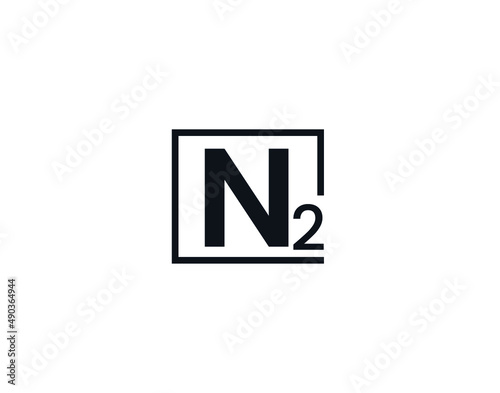 N2, 2N Initial letter logo