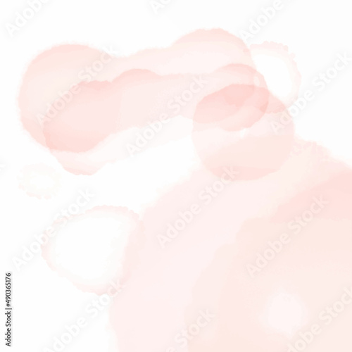 Watercolor vector drawing. Light spots of delicate color