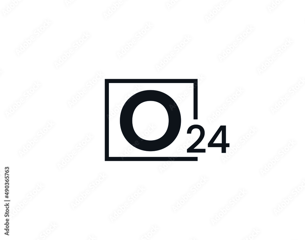 O24, 24O Initial letter logo O24, 24O Initial letter logo