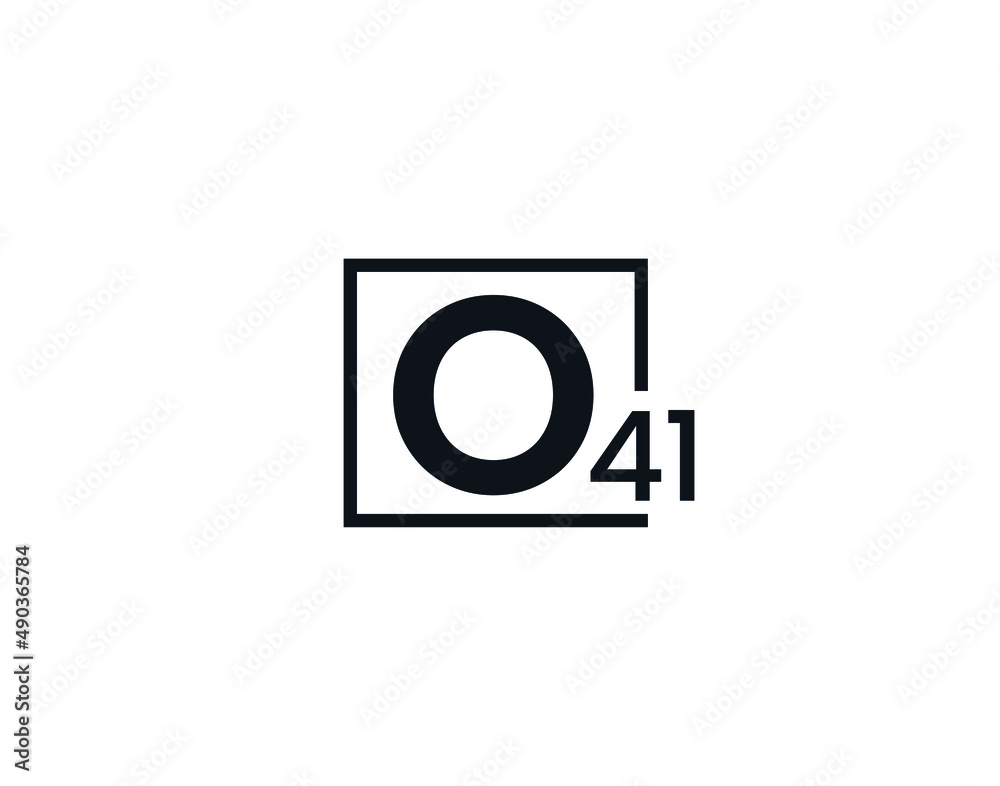 O41, 41O Initial letter logo