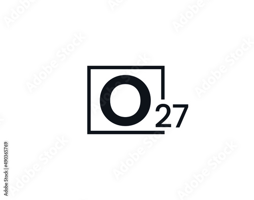 O27, 27O Initial letter logo photo