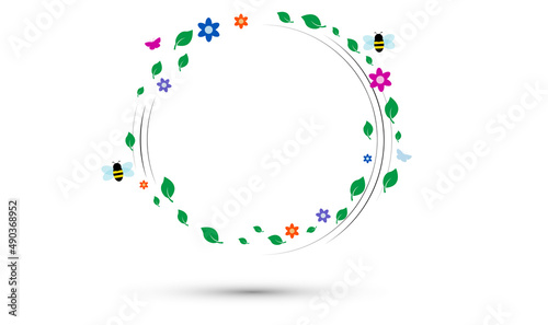 sfondo, cornice, natura, primavera