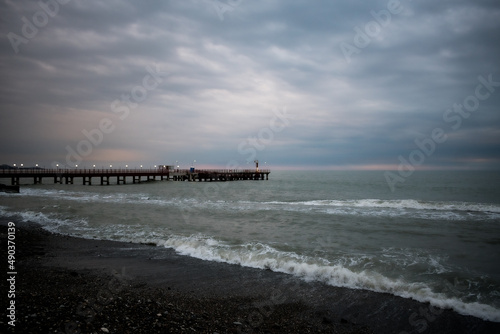 Fototapeta Naklejka Na Ścianę i Meble -  pier in the sea