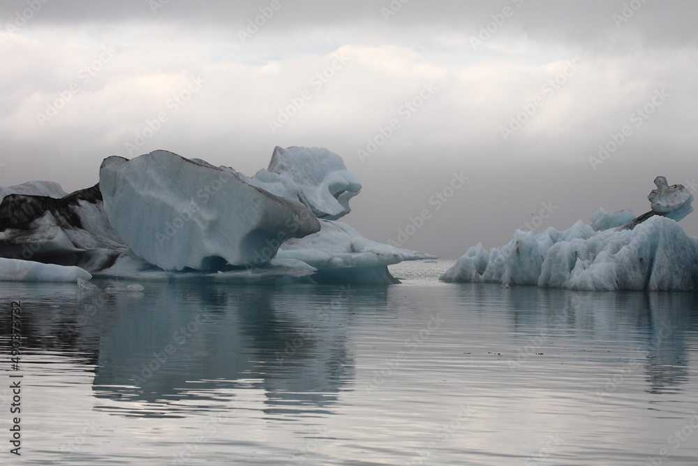 Island - Jökulsárlón - Gletscherflusslagune / Iceland - Jökulsárlón - Glacier river lagoon /