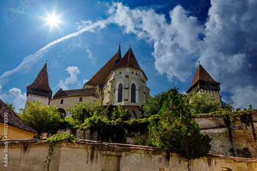 The historic castle church of Biertan in Romania 
