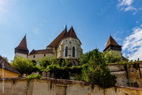 The historic castle church of Biertan in Romania 
