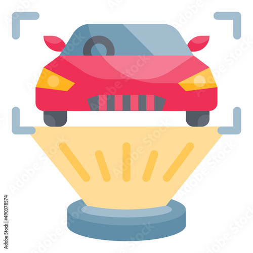 car flat icon