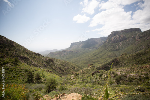 Texas Mountain Landscape with Valley View