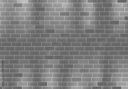 black and white brick wall design