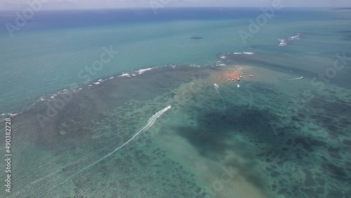Aerial view of Camboinha beach, Paraíba state, Brazilian Northeast © Adriano Aquino