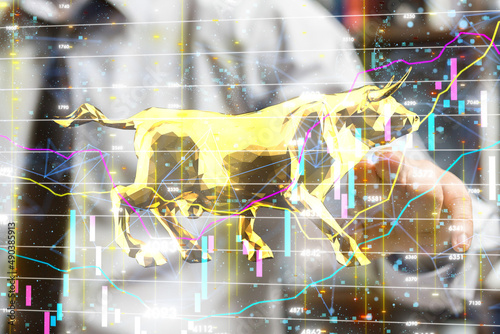 stock market graph business digital © vegefox.com