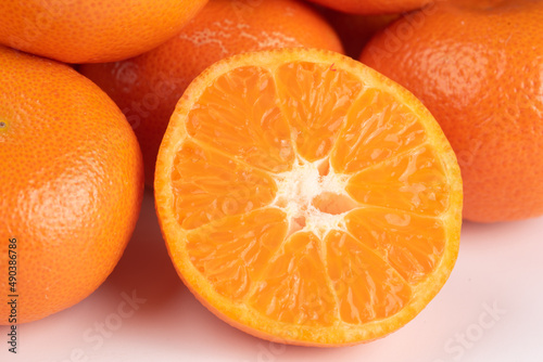 oranges on a orange  background