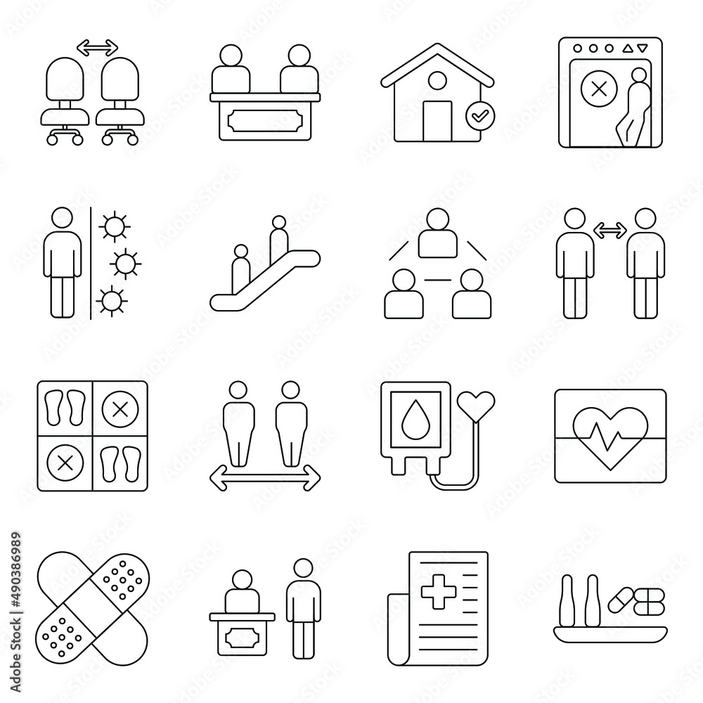 Pack of Medical And Healthcare Icons Pack of Medical And Healthcare Icons