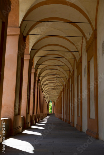 San Luca Arcades in Bologna, Italy photo