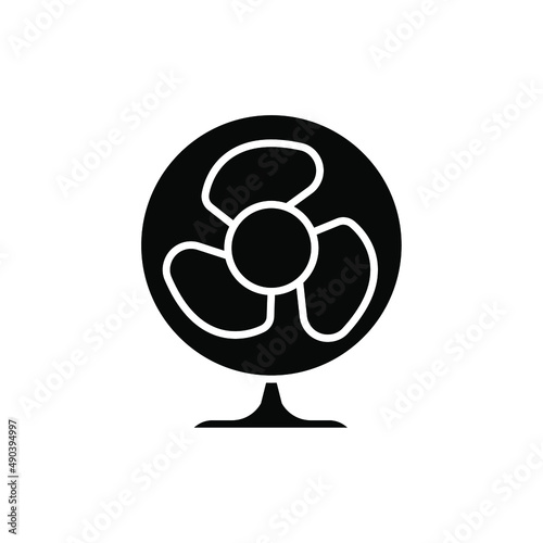 table fan icons symbol vector elements for infographic web