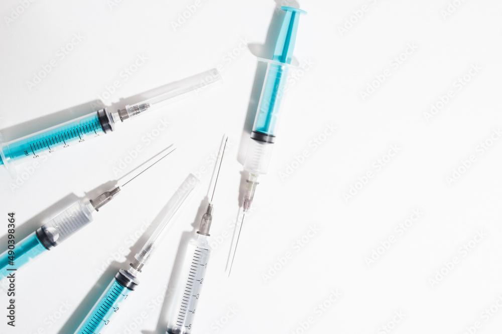 medical syringe on a white background, highlighting its precision and clarity, ideal for healthcare or pharmaceutical contexts medical syringe on a white background, highlighting its precision and clarity, ideal for healthcare or pharmaceutical contexts