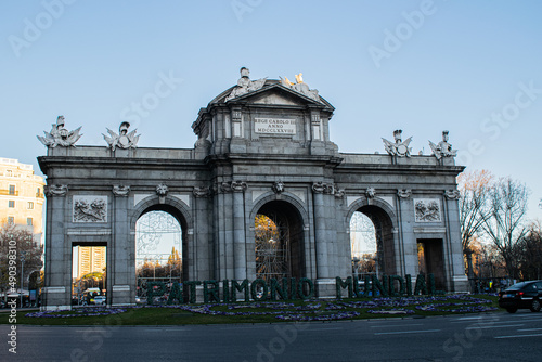 Walking in the center of Madrid 