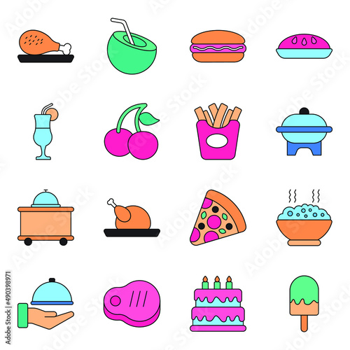 Pack of Food Icons

