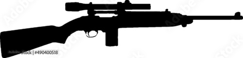 m1 carbine EPS, m1 carbine Silhouette, m1 carbine Vector, m1 carbine Cut File, m1 carbine Vector