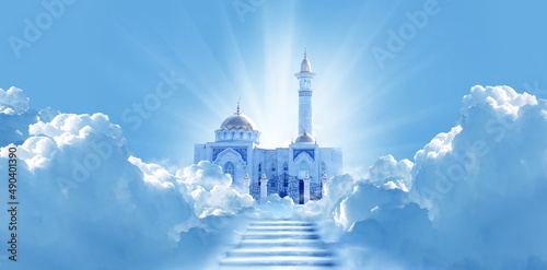 Fényképezés Islamic greeting  Eid Mubarak cards for Muslim Holidays