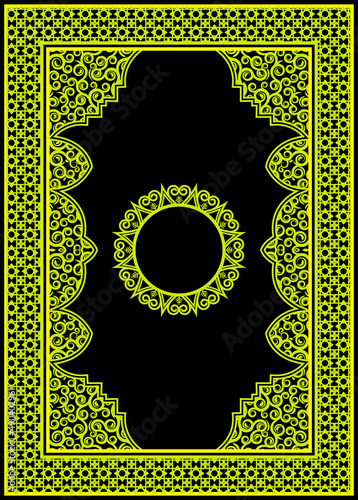 Luxury,islamic Book cover design Premium Vector