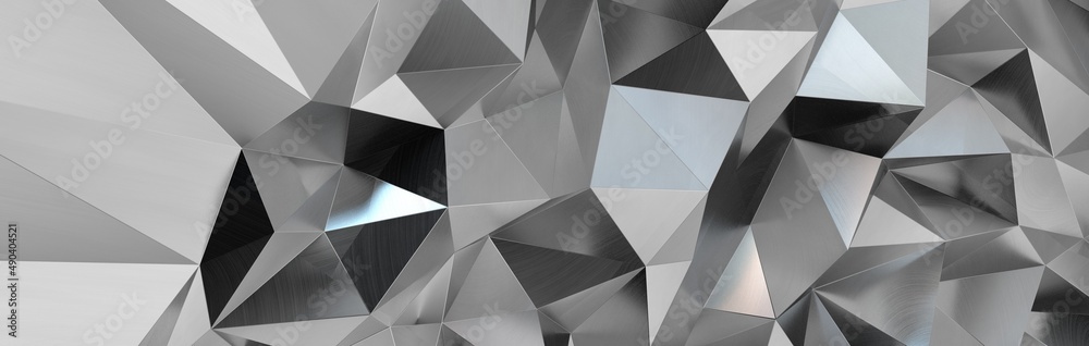 Abstract white and gray geometric polygon minimal subtle background Abstract white and gray geometric polygon minimal subtle background