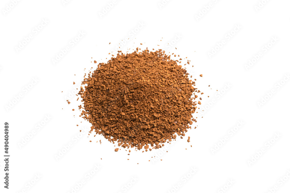 Instant coffee isolated on white background. Instant coffee isolated on white background.