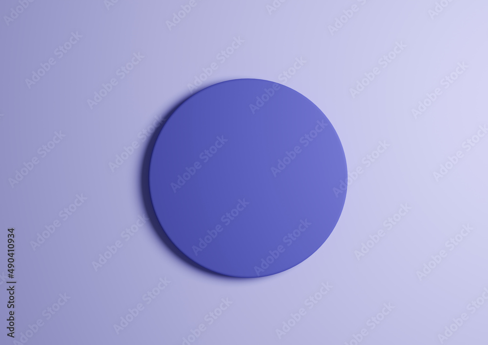 3D illustration of a purple circle podium or stand top view flat lay product display minimal, simple light, pastel purple background with copy space for text 3D illustration of a purple circle podium or stand top view flat lay product display minimal, simple light, pastel purple background with copy space for text