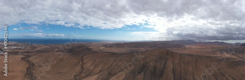 landscape panorama of Fuerteventura