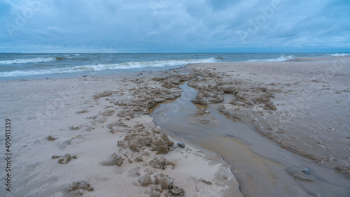 Wallpaper Mural shore of the baltic sea on a cloudy day in autumn Torontodigital.ca