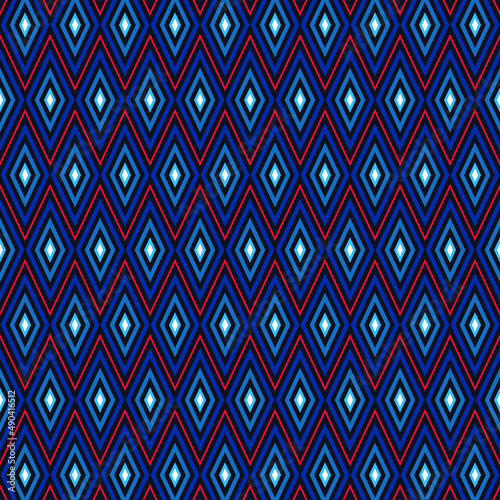 traditional folk indonesia batik banten west java tribal ethnic pattern blue black background