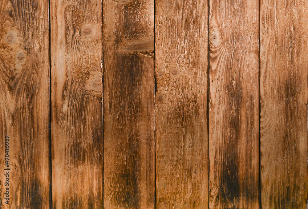 Obraz premium wooden wall with textured natural pattern.
