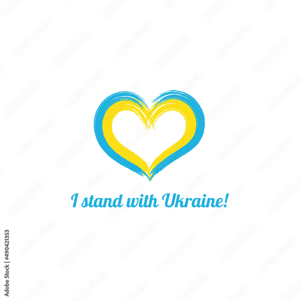 Pray for Ukraine sign. Vector isolated on white background Pray for Ukraine sign. Vector isolated on white background