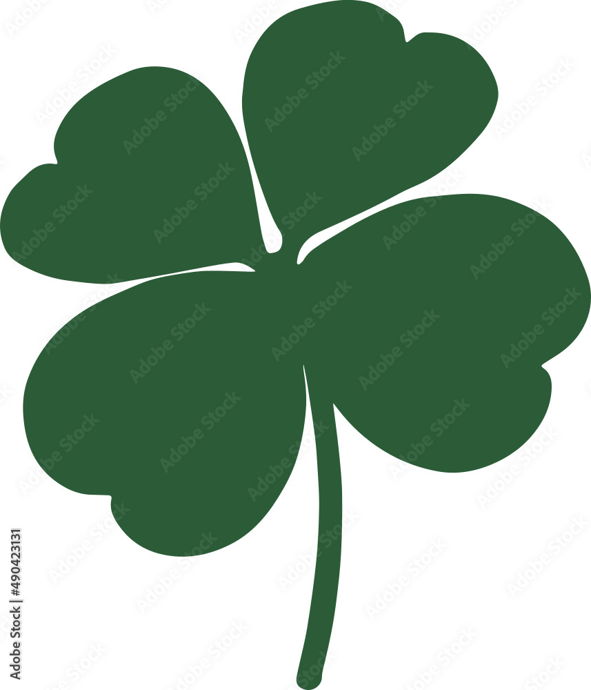 Shamrock and Clover Silhouettes Shamrock and Clover Silhouettes
