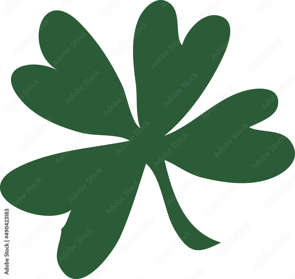 Shamrock and Clover Silhouettes Shamrock and Clover Silhouettes