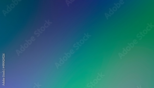 Abstract gradient blurred blue green background.
