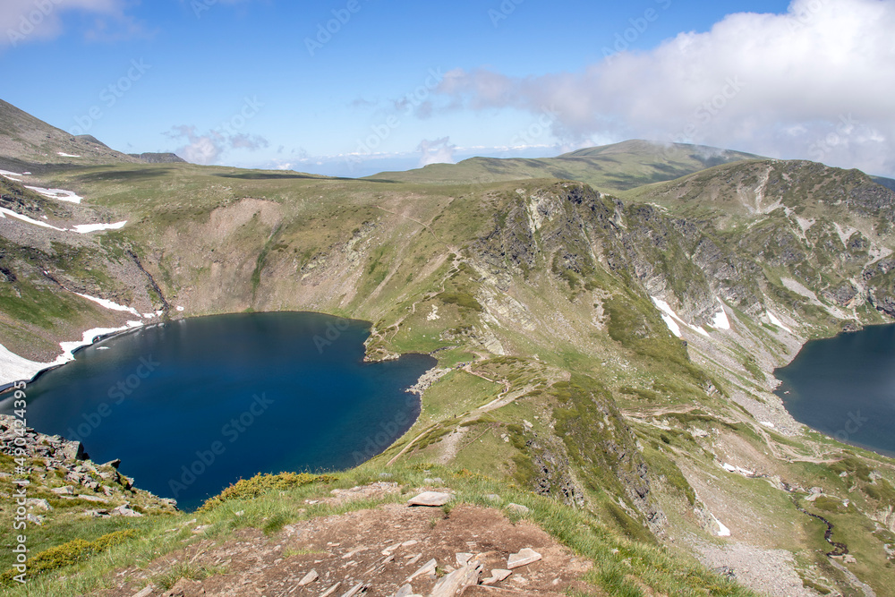 Landscape of The Seven Rila Lakes, Rila Mountain, Bulgaria