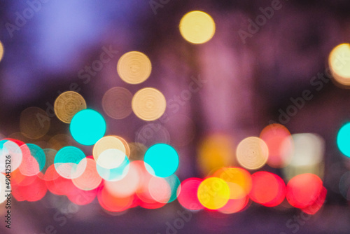 Street light bokeh