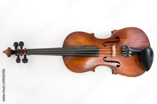 Wallpaper Mural violin isolated on white background, musical instrument Torontodigital.ca