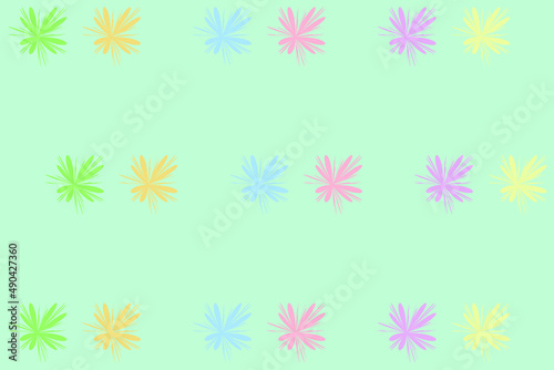 Colorful pattern for textiles or other uses with soft colors