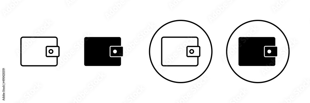 Wallet icons set. wallet sign and symbol Wallet icons set. wallet sign and symbol