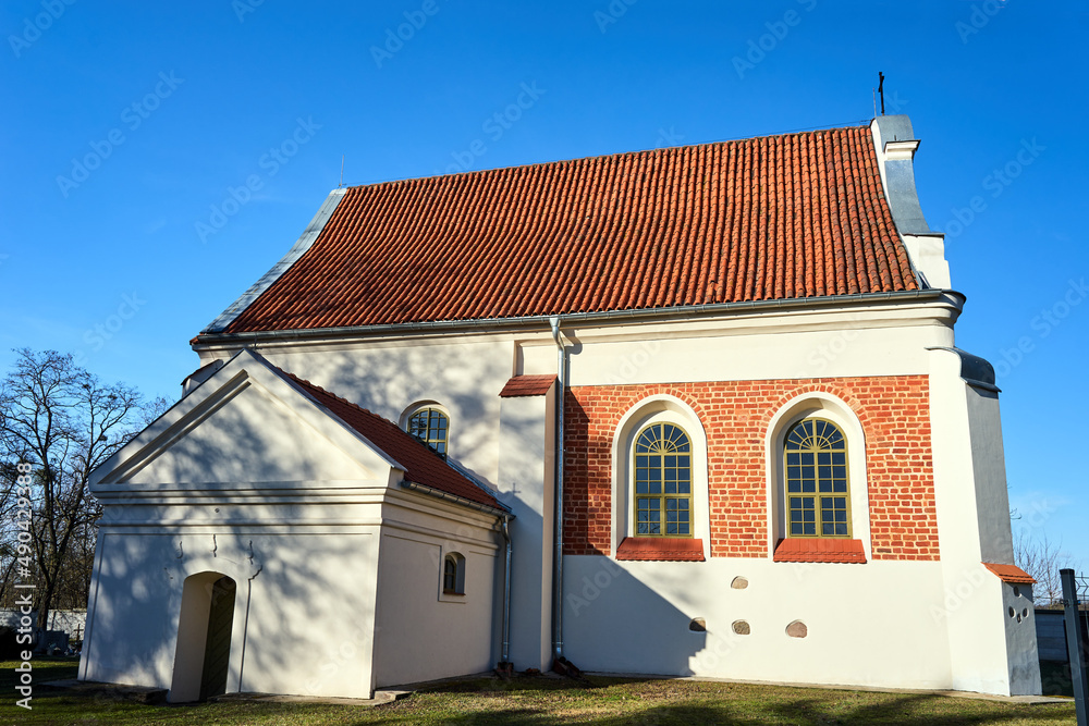 Historic Catholic Church in the village of Owinska